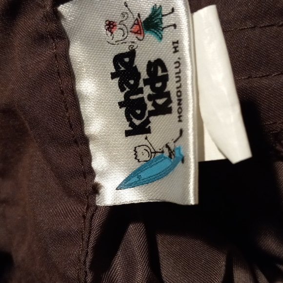 Kahala Kids shorts with turtle motif, 12 mo, blue and brown, adorable. - Picture 3 of 4